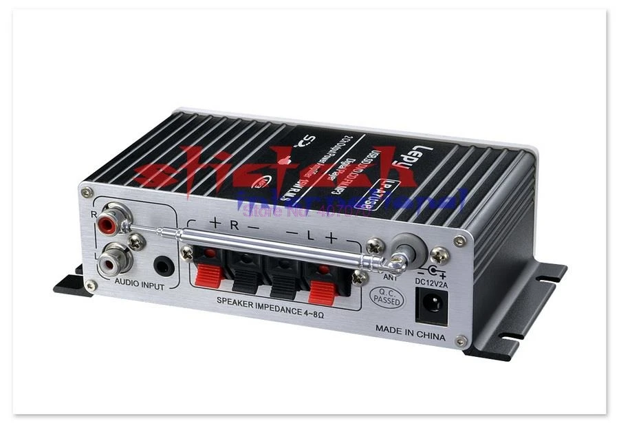 От DHL или Fedex 50 pcs lepy music 12v усилитель Hi-Fi стерео A7USB fm Усилитель мощности домашний