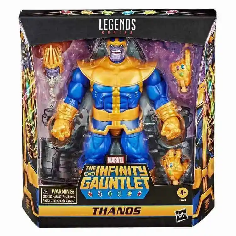 

Hasbro Action Figure Spot Marvel Legends The Avengers Comic Version Thanos Double-headed Carving Limited 6-inch Movable Model
