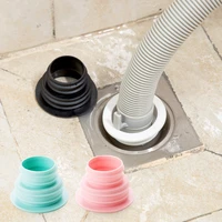 2pcsvanzlife toilet sewer seal cover washing machine drain pipe floor drain cover kitchen water pipe deodorant sealing plug