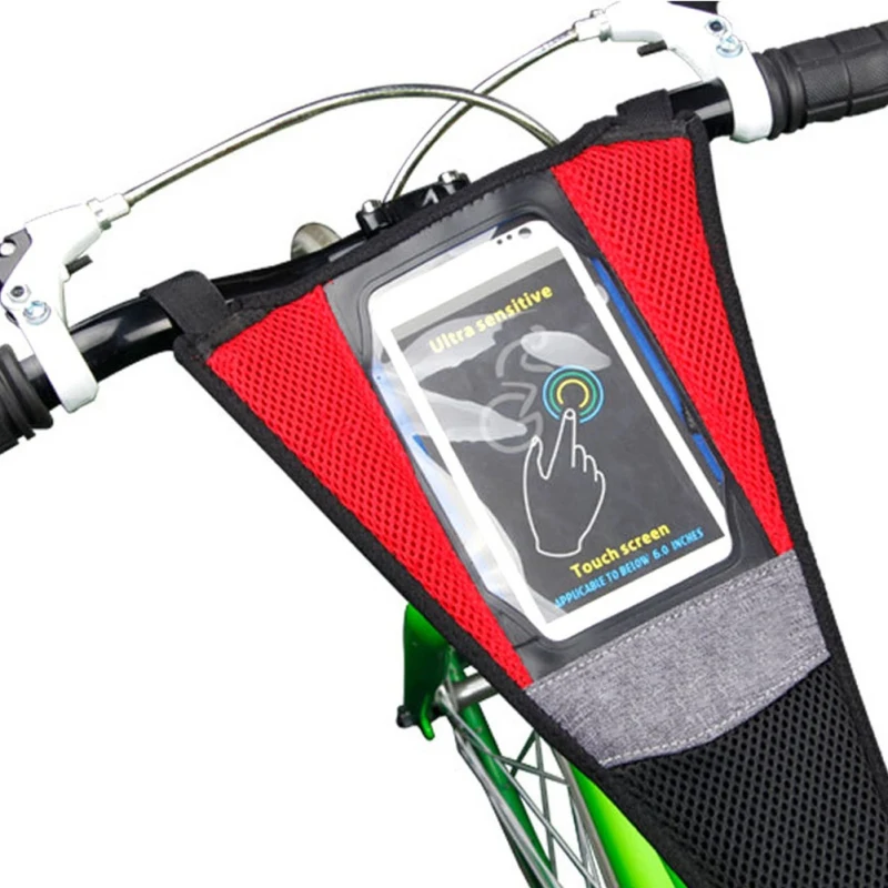 

Bike Frame Sweat Net Bicycle Bike Sweatband Phone Pouch Sweat Absorb Cover Net Bike Sweat-proof Training Tape Bicycle Accessory