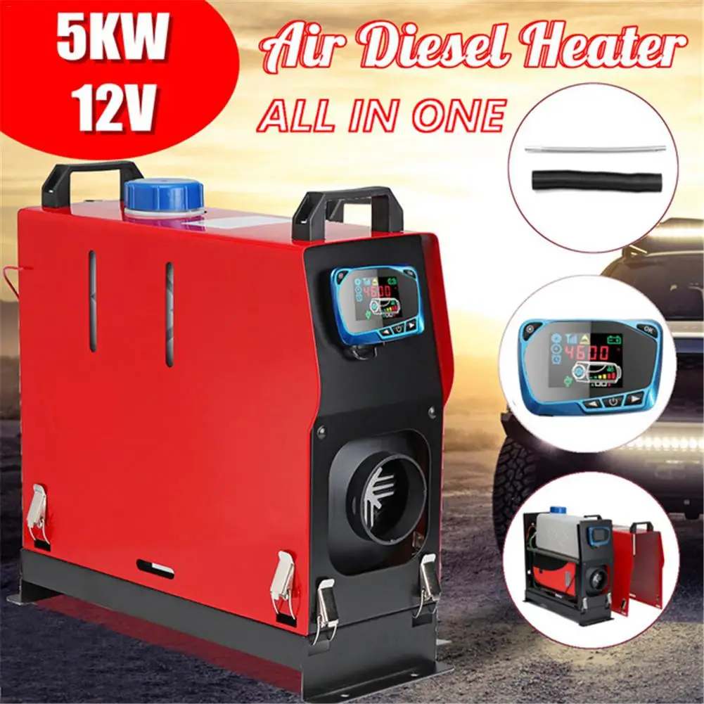 Новый автомобильный Дизельный подогреватель воздуха 5 кВт 12 В + ЖК ключ глушитель