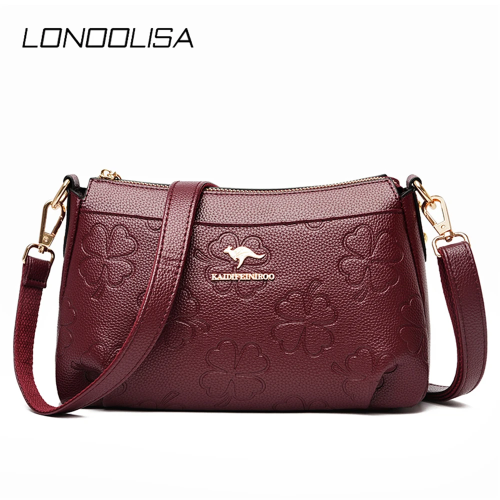 

Женские кожаные сумки высокого качества 2020, роскошные женские сумки с цветочным узором, женские сумки через плечо, женские сумки-мессенджер...