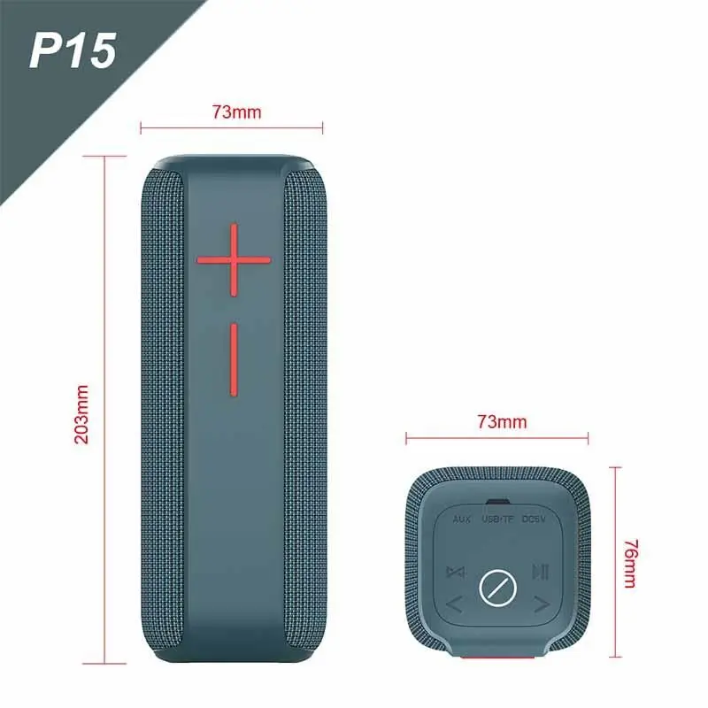 Bluetooth Колонка HOPESTAR P15 20 Вт с сабвуфером|Портативные колонки| |