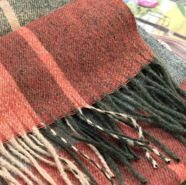 2019 клетчатый зимний шарф женские теплые модные шарфы на каждый день кашемировые |