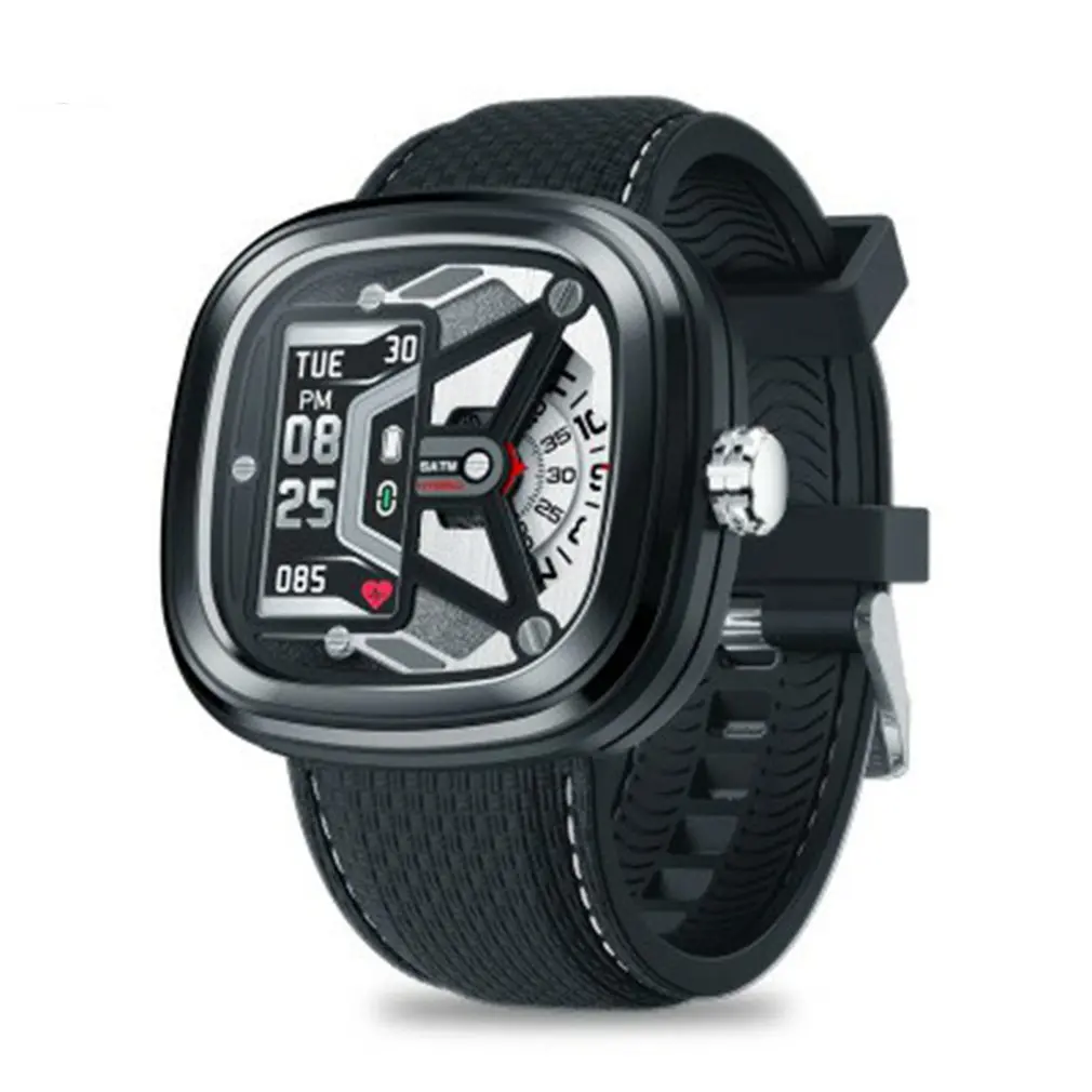 Смарт часы Zeblaze Hybrid 2 с пульсометром и тонометром водонепроницаемые до 50 м 0 96