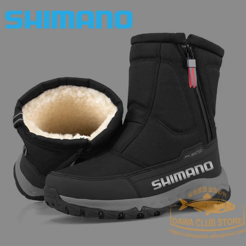 

2021 Snow Boots SHIMANO Fishing Shoes Breathable Non-slip Shoes Winter Outdoor Warm Boots Fishing Snow Boots Waterproof Boots