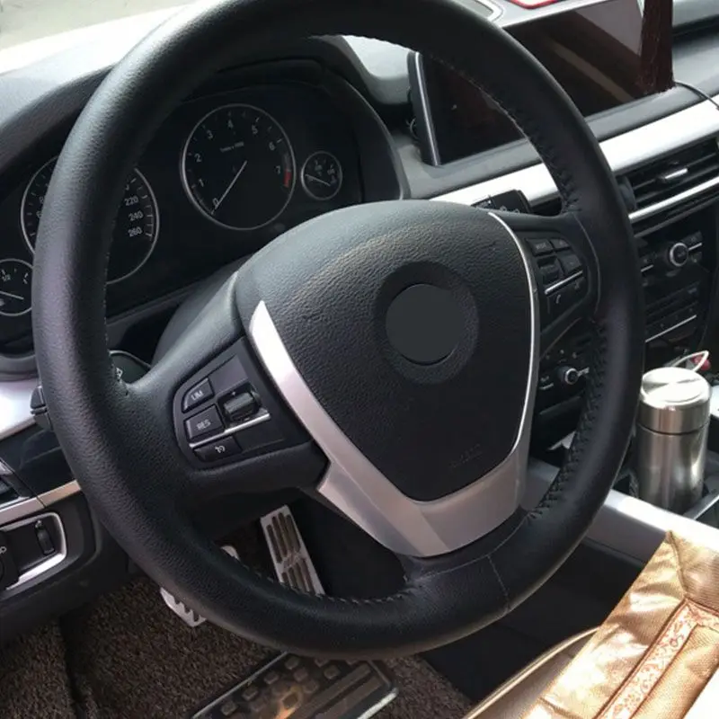 Хромированная накладка на руль из АБС-пластика для BMW X3 X4 X5 F15 F25 F26 2014-2016 стильные
