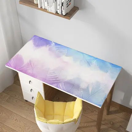 Гинкго лист шаблон ПВХ покрытие стола мягкая стеклянная скатерть