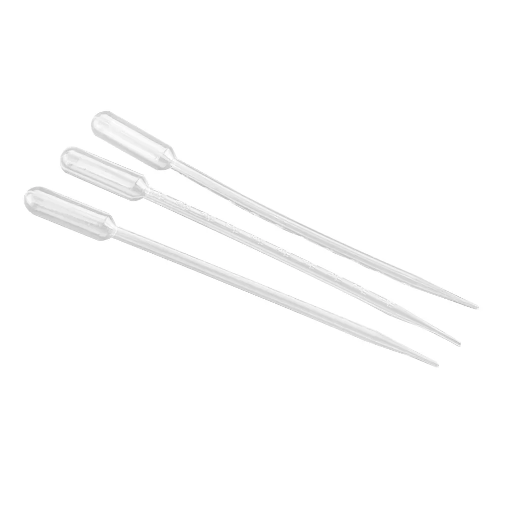

1/2/3/5/10ml Disposable Dropper Graduated Pipettes Plastic Liquid Drop Experiment Use With Scale Elasticity Lab Supplies