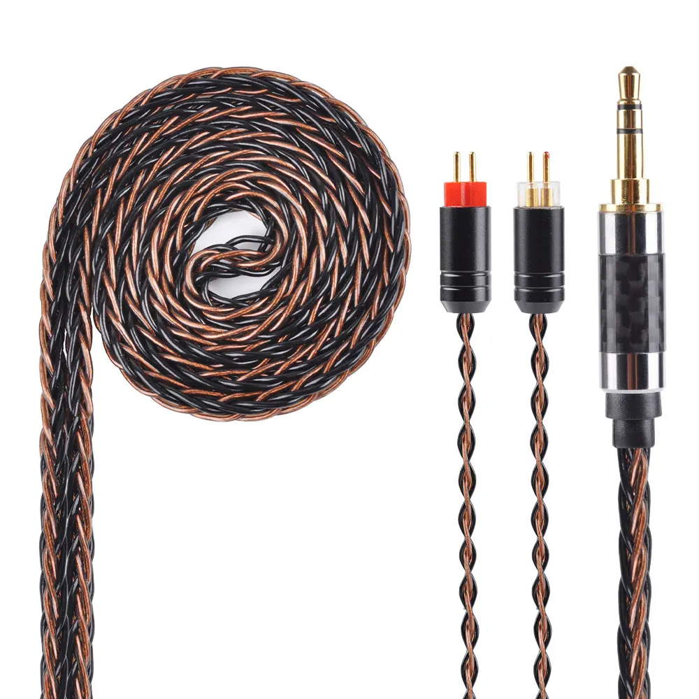 Yinyoo 3,5/4,4/2,5 мм сбалансированный MMCX для Shure SE215 se535 se846 2Pin 8 ядер посеребренный кабель для наушников для ZS10 AS10 ZSN для TRN
