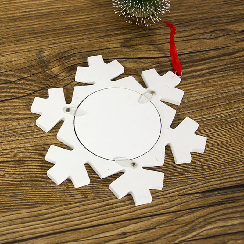 Рождественские украшения для дома DIY деревянная подвесная фоторамка Jingle подвеска-колокольчик современные фоторамки Новогодние украшения