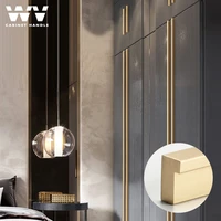 Long Cabinet Handles 600mm Brushed Gold Bar Kitchen Cupboard Drawer Knob Pulls Aluminum Alloy Furniture Handle Hardware 226