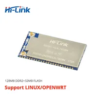 Free shipping 1pcs UART embedded wifi wireless MT7628 openwrt module RAM 128m flash 32M Ethernet Router Module HLK-7628N