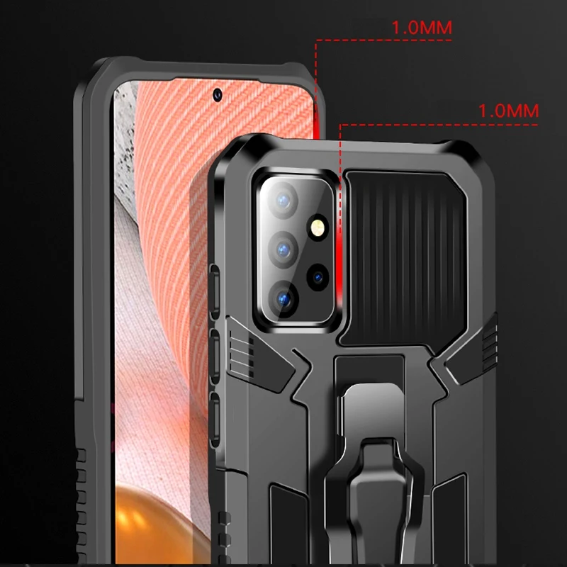 KEYSION Shockproof Case for Samsung A52S A72 A42 A32 A12 A02S Silicone Phone Cover for Galaxy S22 Ultra S21 FE S20+ Note 10 Plus
