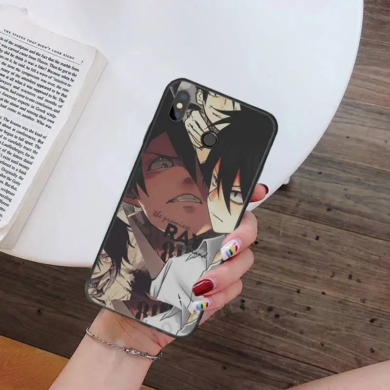 

Anime Ray The Promised Neverland Phone Case For Xiaomi Redmi note 7 8 9 t k30 max3 9 s 10 pro lite