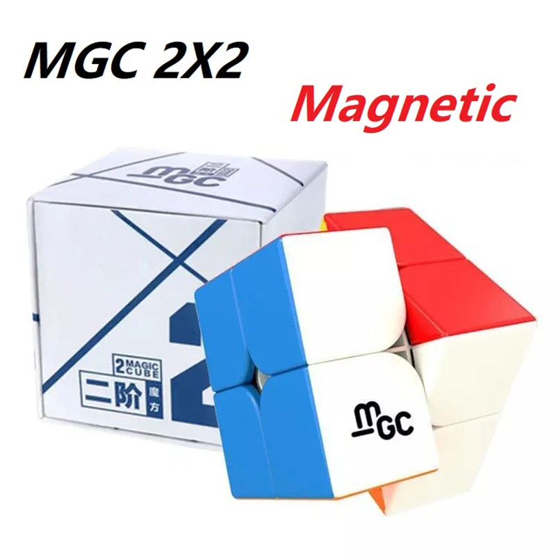 

Yongjun YJ MGC 2x2 Magnetic Magic Cube YJ MGC 2x2x2 Speed MGC2 Cubo magico kids neo cube Brain Training Toys Children Kids toy