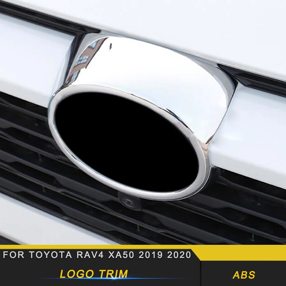 Для Toyota Rav4 Rav 4 XA50 2019 2020 рамка с логотипом автомобиля круглая отделка эмблема Декор