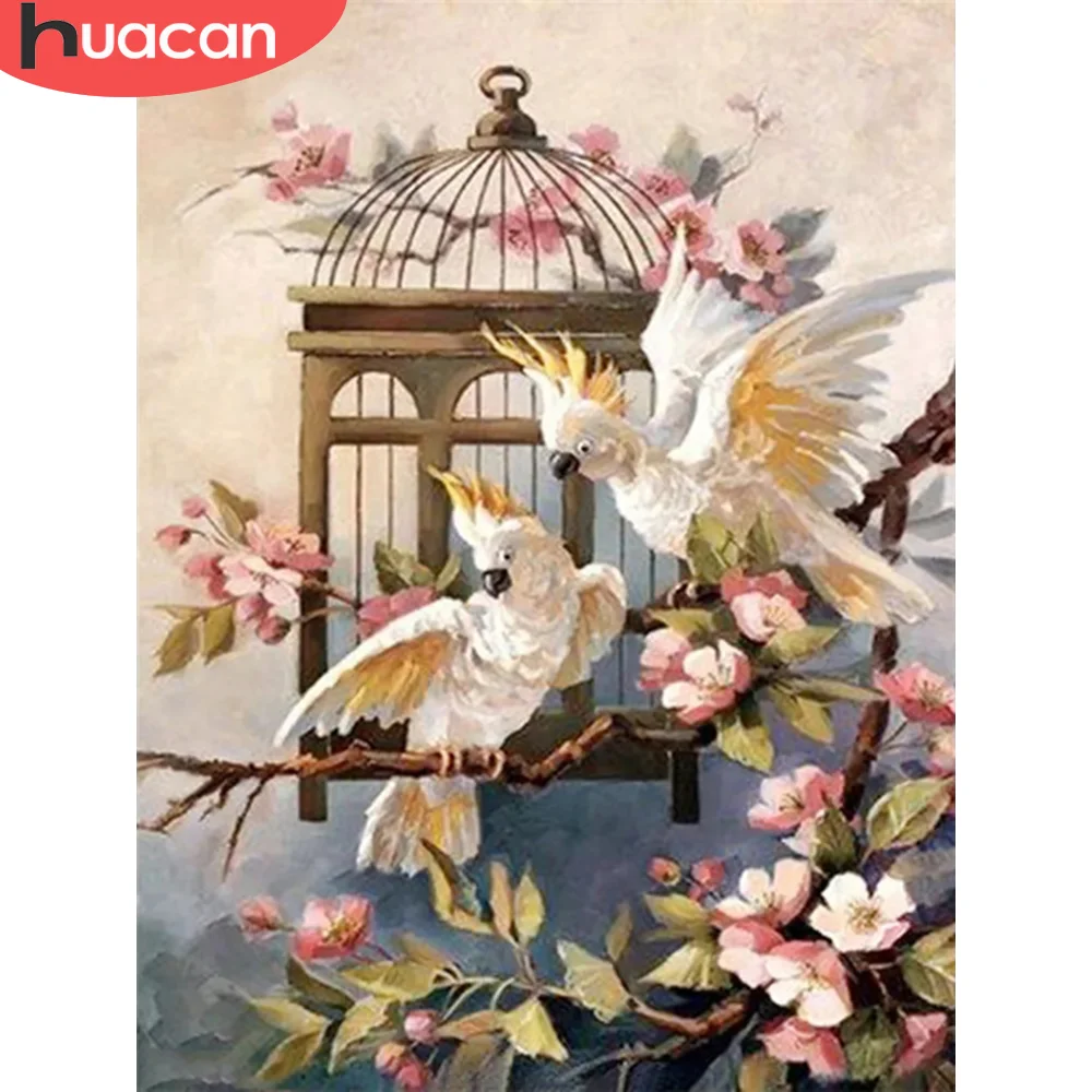 Алмазная живопись HUACAN животное украшение для дома вышивка крестиком алмазная