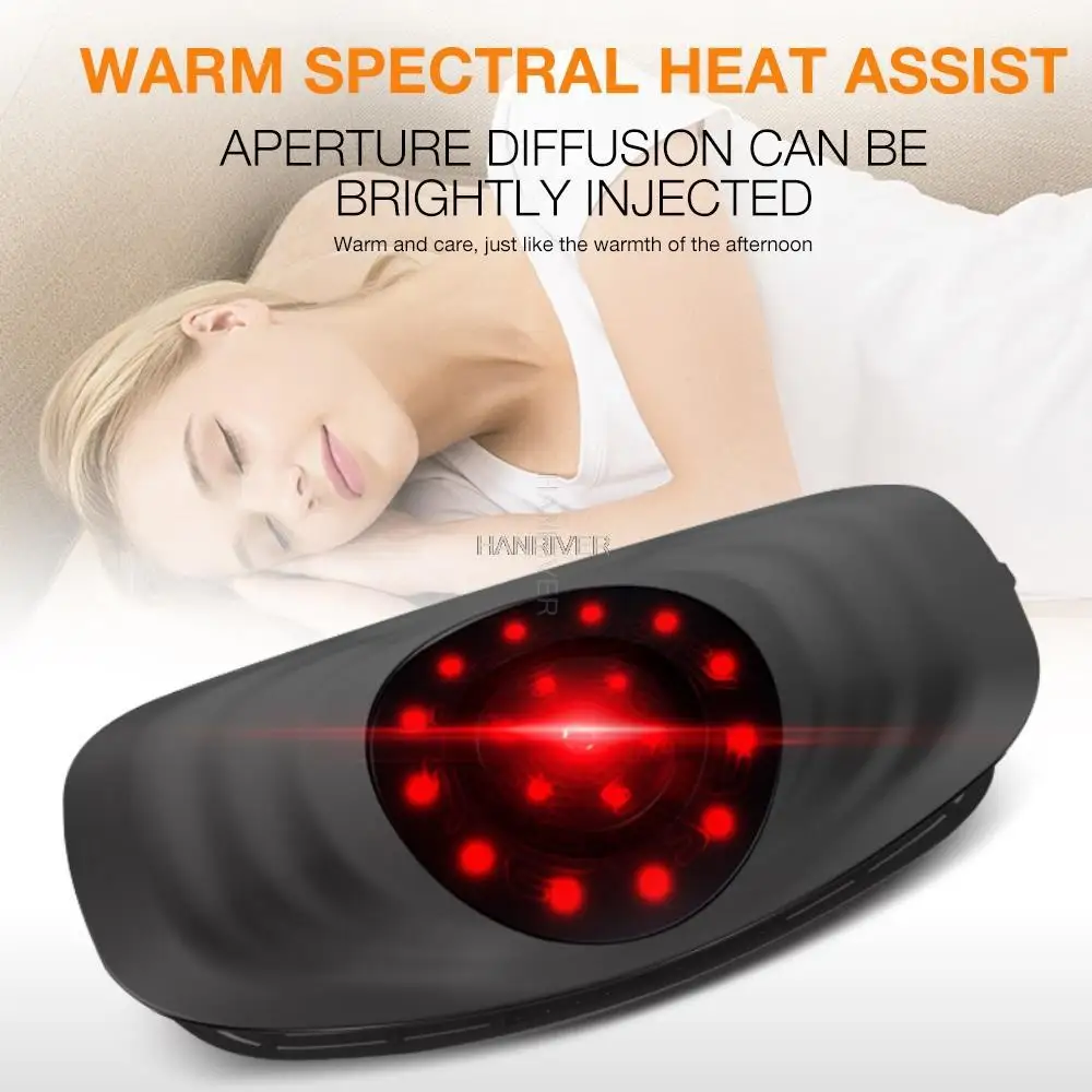 Electric Lumbar Traction Device Waist Back Massager Vibration Massage Lumbar Spine Support Waist Relieve waist fatigue