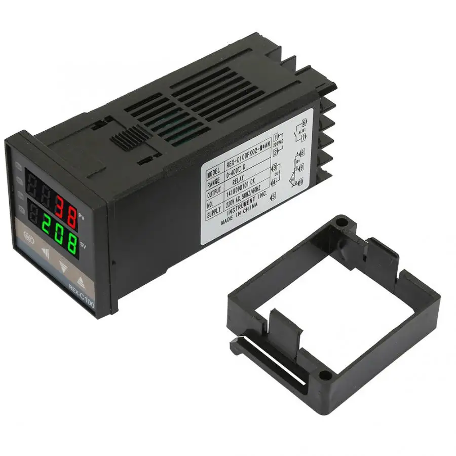REX C100FK02 M * Цифровой ПИД регулятор температуры релейный выход термостата 0 400