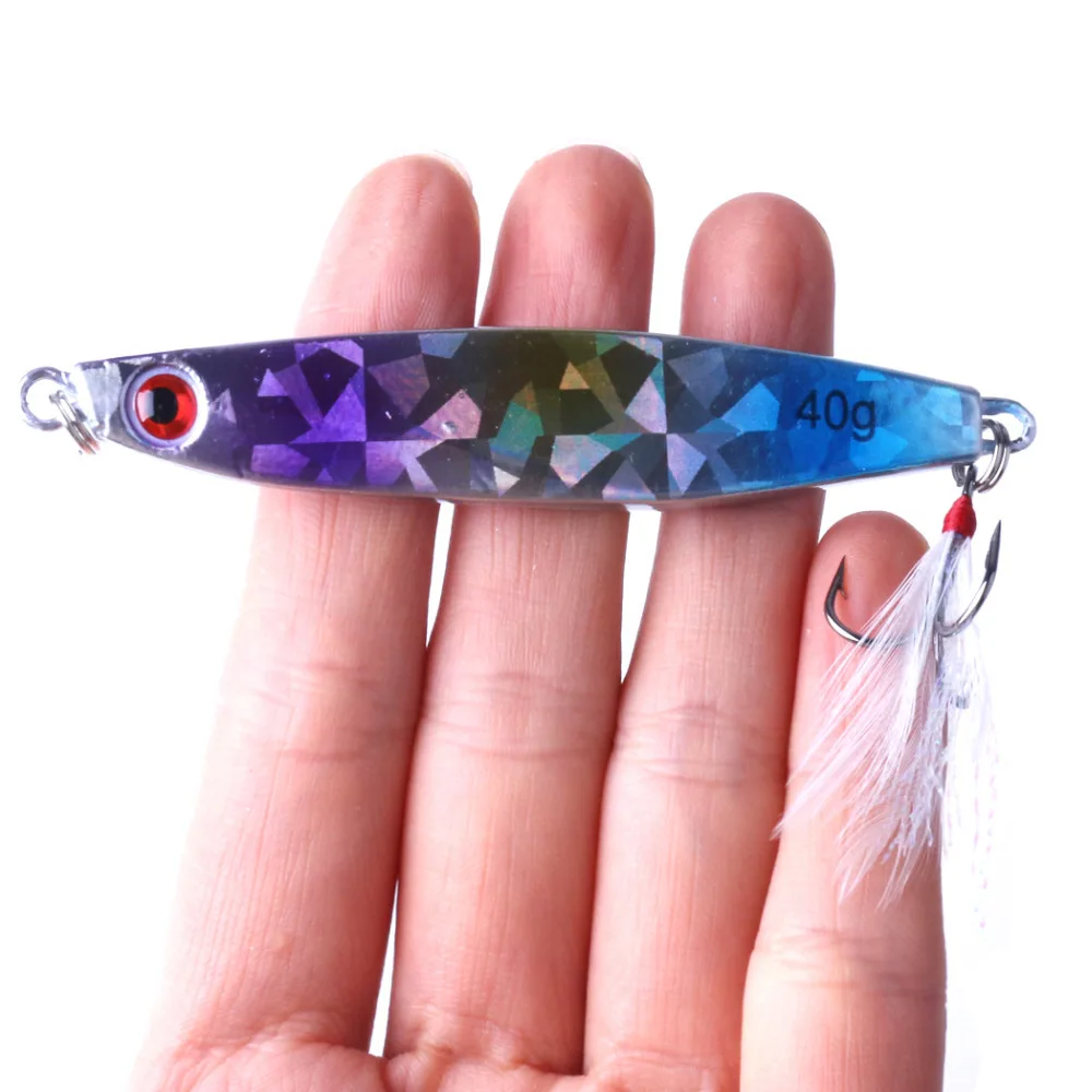 

1 шт., металлическая рыболовная приманка, 40 г