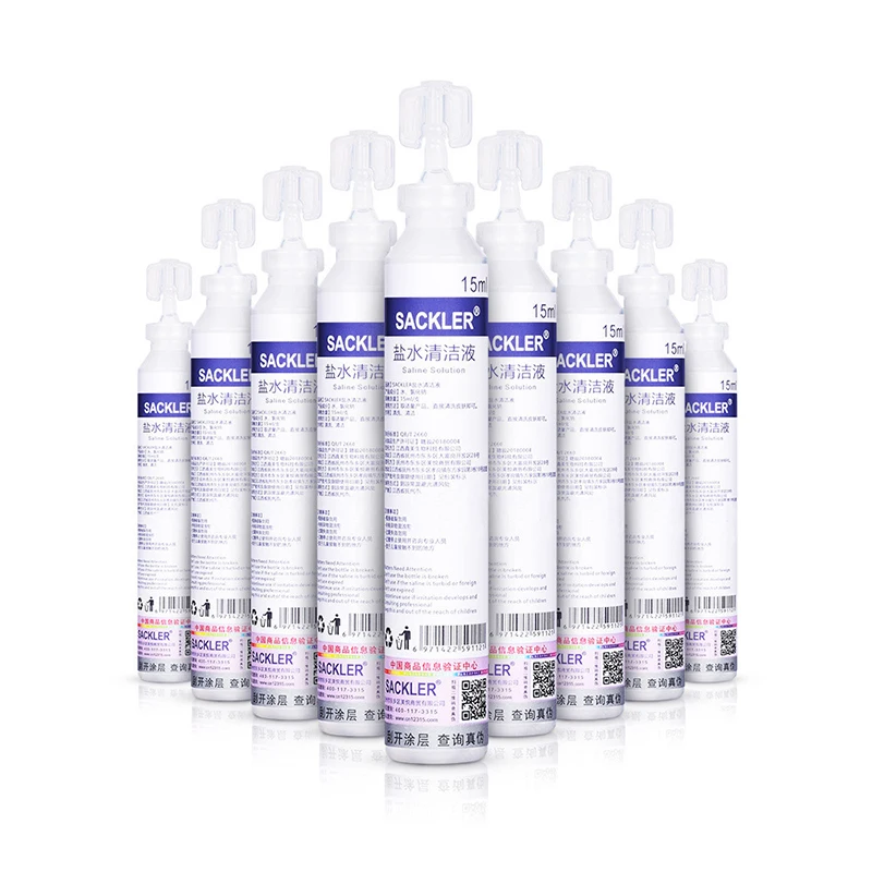 

Sodium Chloride Diluted Normal Saline Topical Tattoo Cleaning Solution 15ml