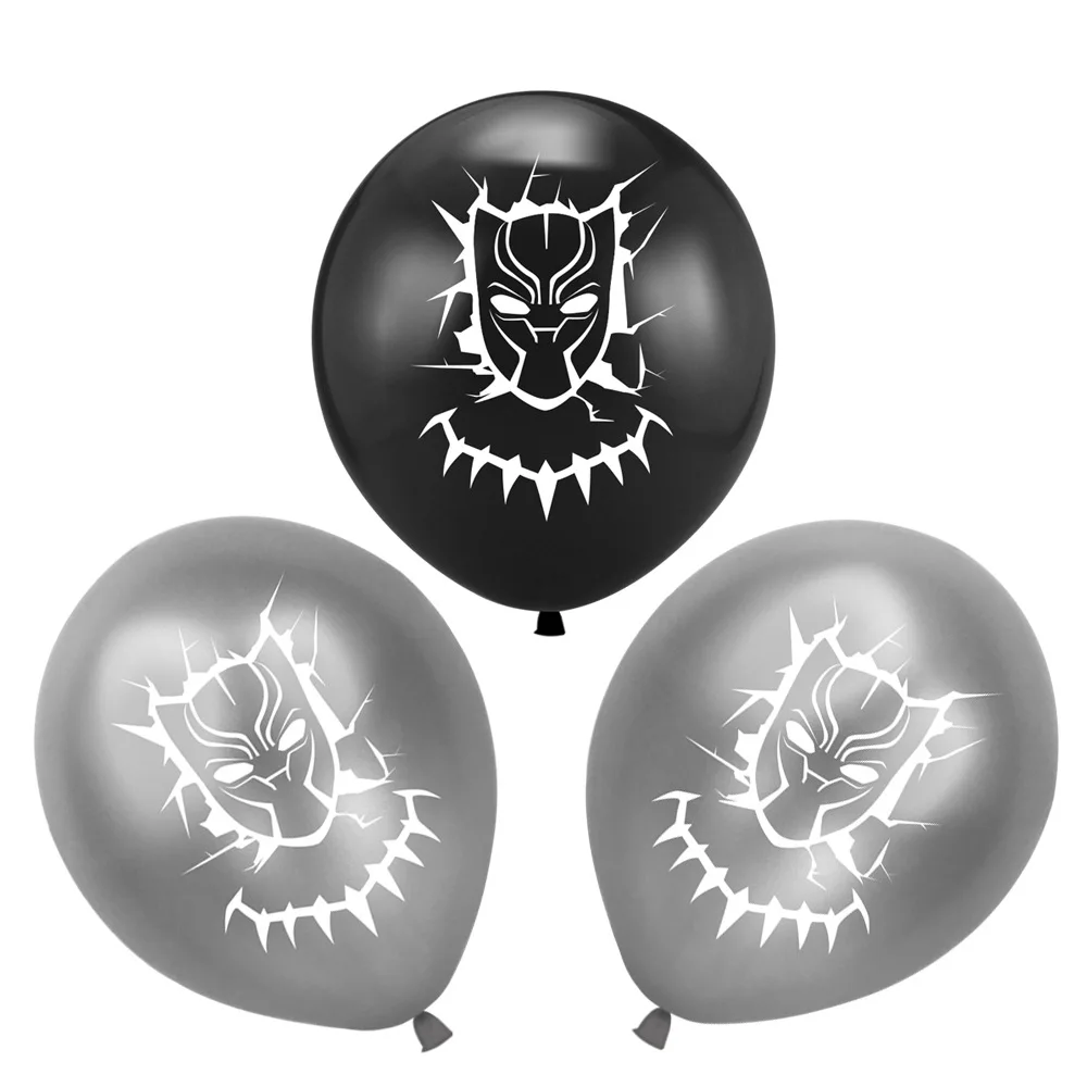 Лига Справедливости черный пантера тема вечерние супер герой шар латексные