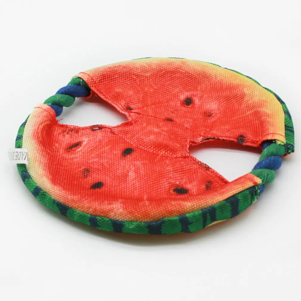 

1PCS Creative Watermelon Dog Chew Toys Cotton Durable Pet Toys Playing Biting Assistance Toy For Dog Cat Pet Accessories