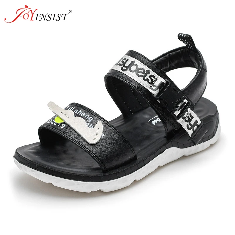 Детская обувь с закрытым носком из искусственной кожи нескользящая