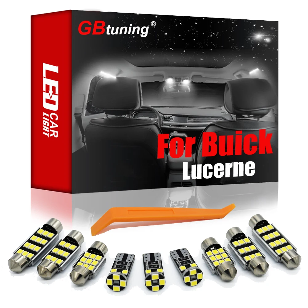 

GBtuning ошибок светодиодный 6 шт. для Buick Люцерн 2006 2007 2008 2009 2010 2011 автомобиля лампы для чтения интерьер чтение светильник комплект аксессуаров
