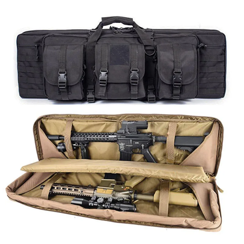 

36 47 Inch Rifle Bag Double Gun Case Backpack for M4a1 AR15 AK47 Airsoft Portable Bag Military Shooting Hunting Accessories