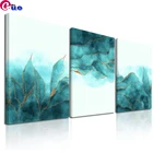 Набор для алмазной мозаики, набор из 3 абстрактных картин 5D сделай сам, в скандинавском стиле, серая, зеленая, с полными стразами, Триптих