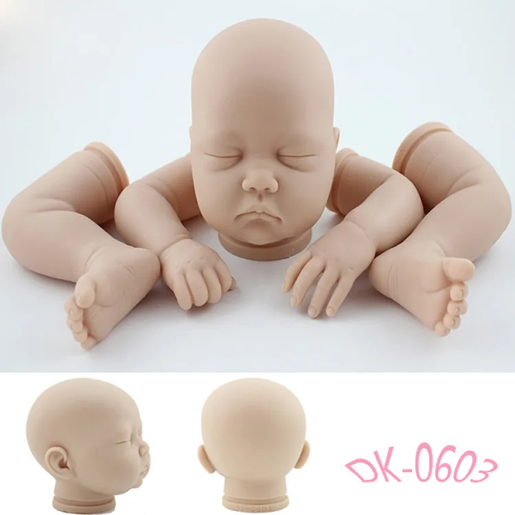 Reborn baby doll kit 3/4 головы руки и ножки для 22 &quotкуклы реалистичный комплект сна reborn Doll