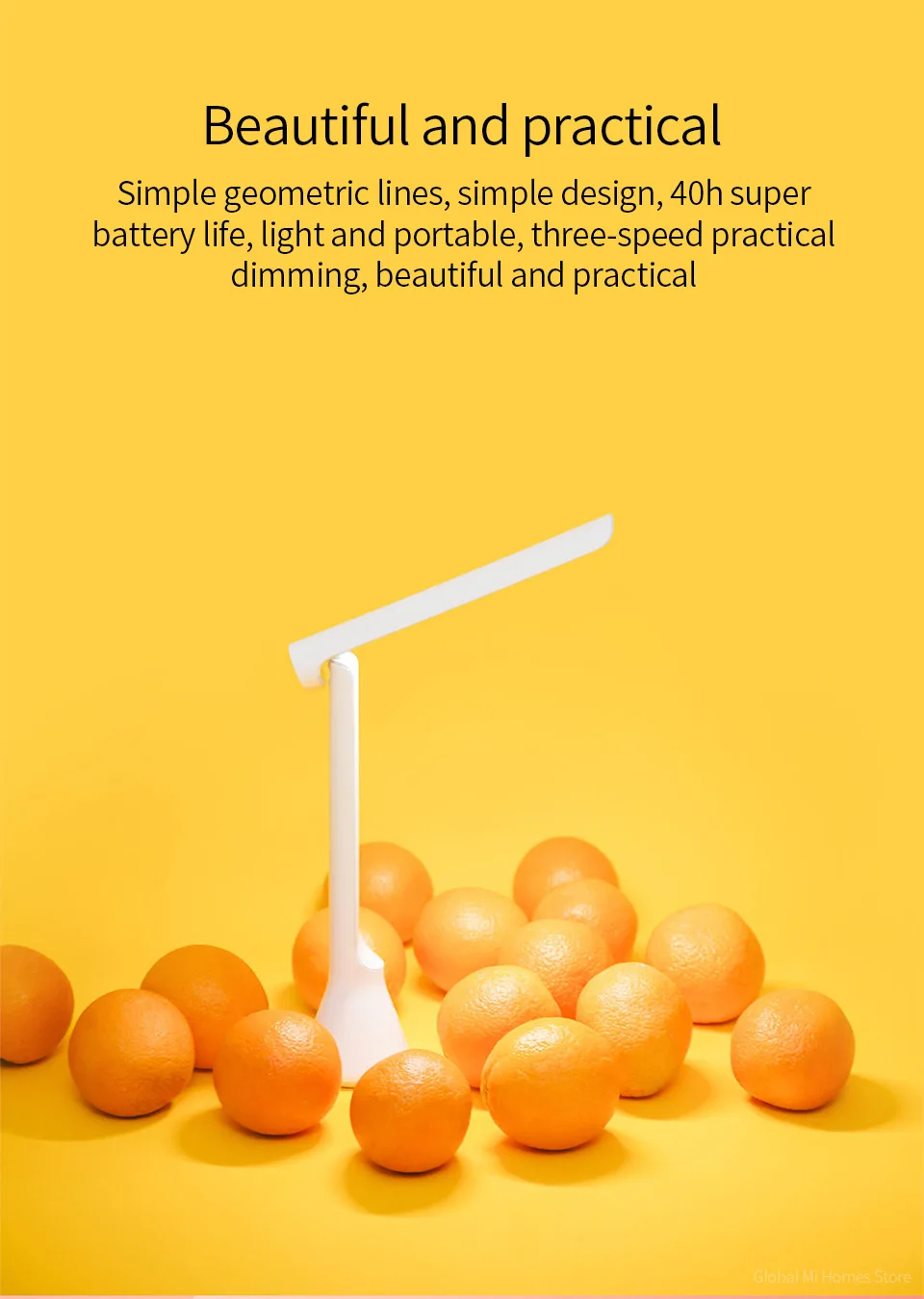 Xiaomi Mijia YEELIGHT Yeelight Складная заряжаемая настольная лампа светодиодный портативный стол для обучения стол в общежитие освещения