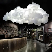 modern designer pendant lamp led living room led pendant lamp bar shop decor floating cloud lamp cafe boys kids room light