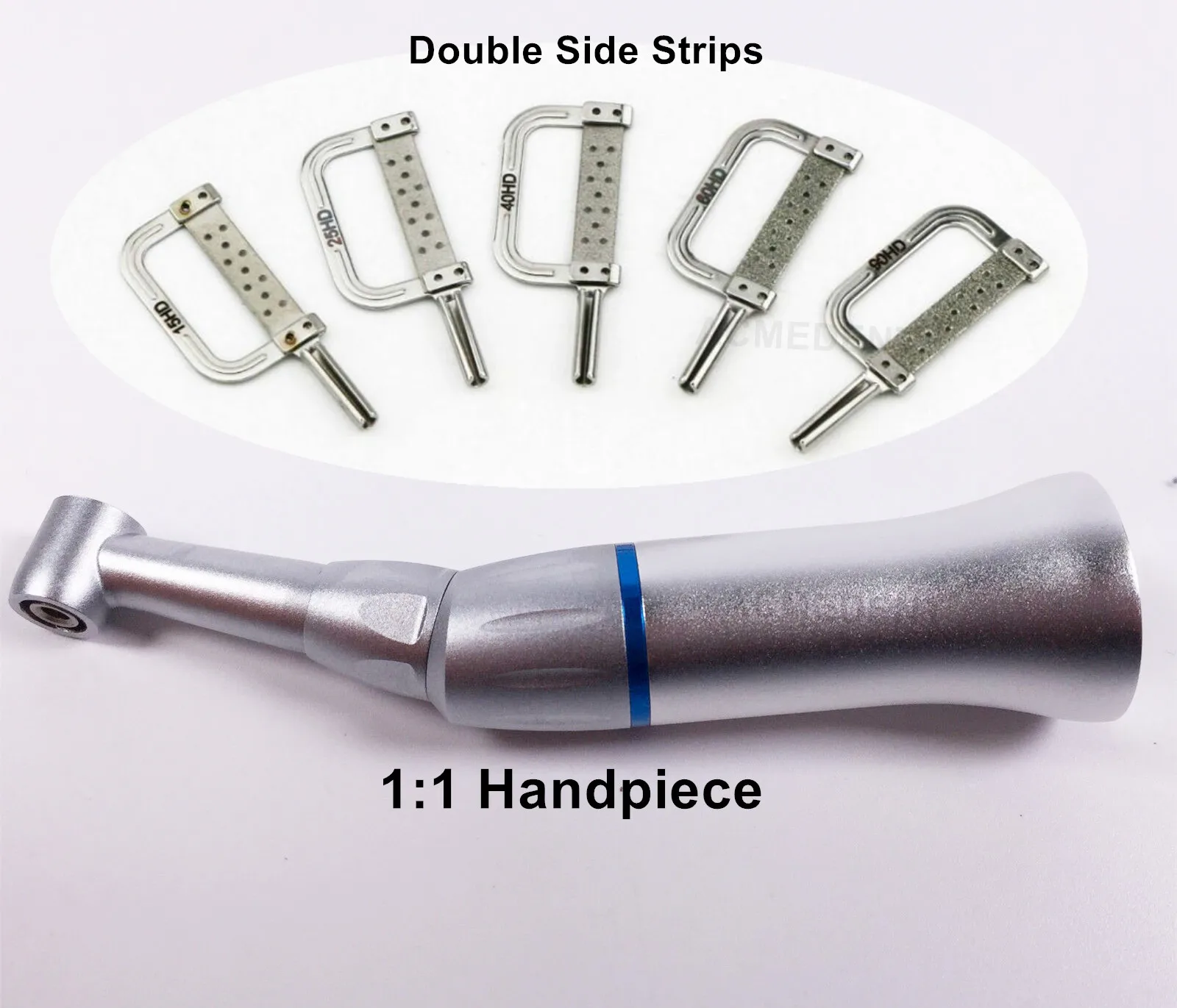 

Стоматологический наконечник 1:1, межпроксимальная эмаль, снижение уровня защиты IPR, контр-угол, калибр, двойные боковые полосы, открытая пил...