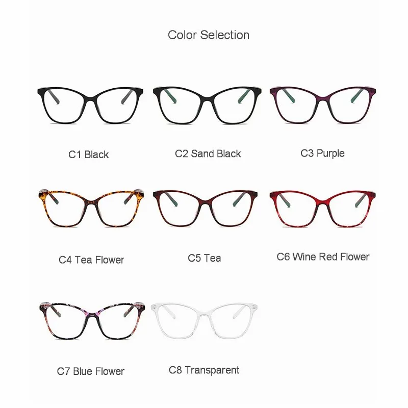 Женские оправы кошачий глаз Ретро стиль женская оправа прозрачные линзы для