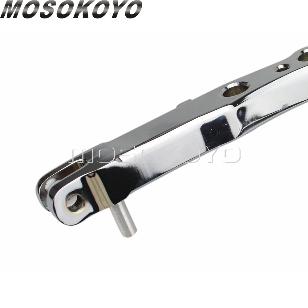 

Chrome Left Exotic Style Kickstand Motorcycle Side Stand Kick Stand For Suzuki Boulevard M109R VZR1800 2006-2016 m109r VZR 1800