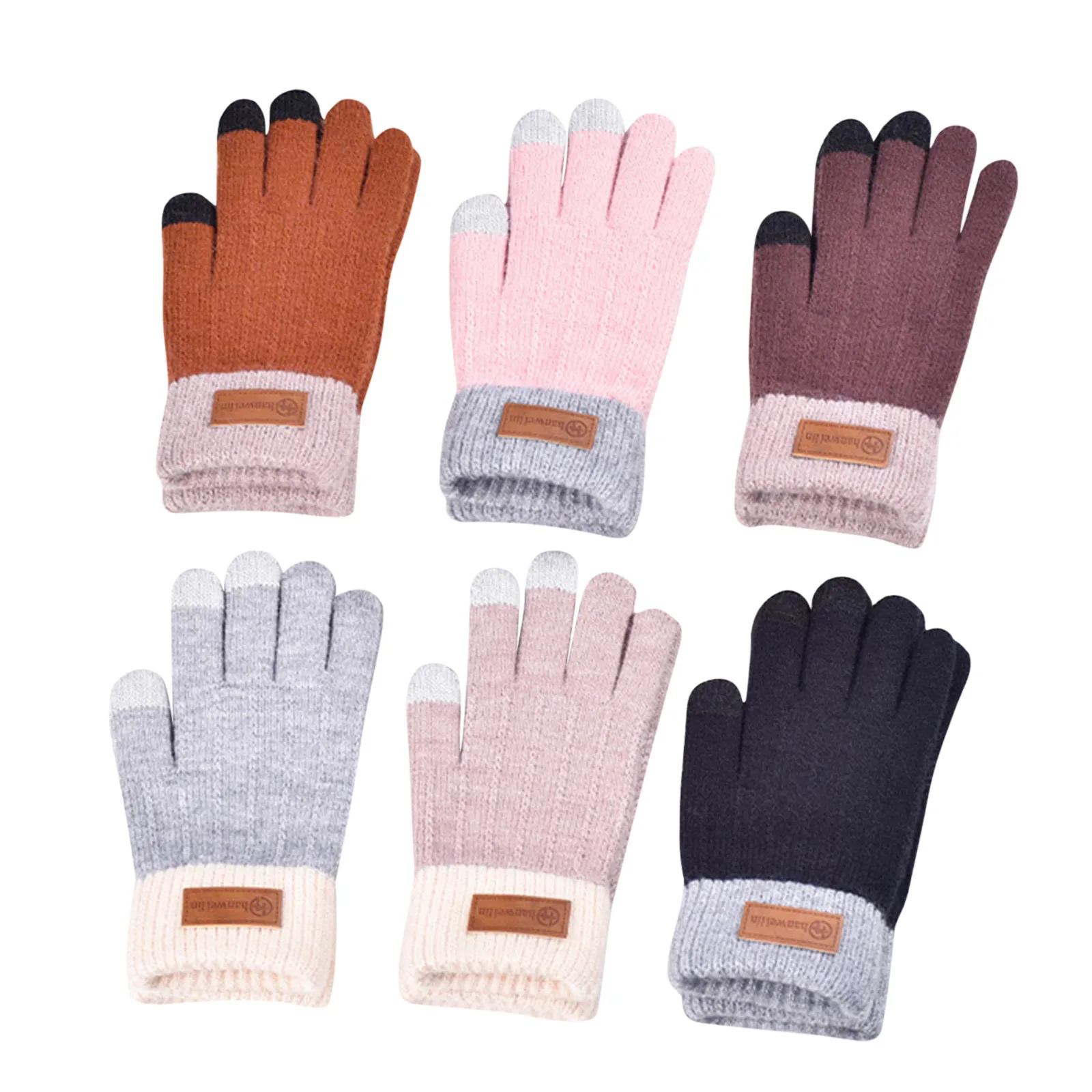 Зимние перчатки для сенсорного экрана женщин и мужчин | Аксессуары одежды