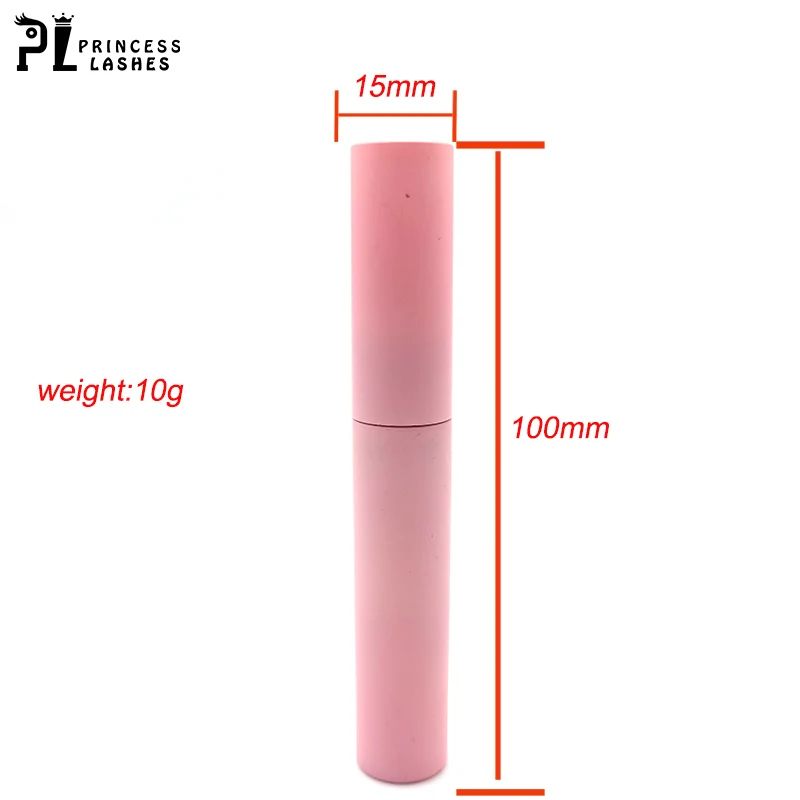 Пользовательский розовый клей для ресниц в бутылке частная этикетка латексный