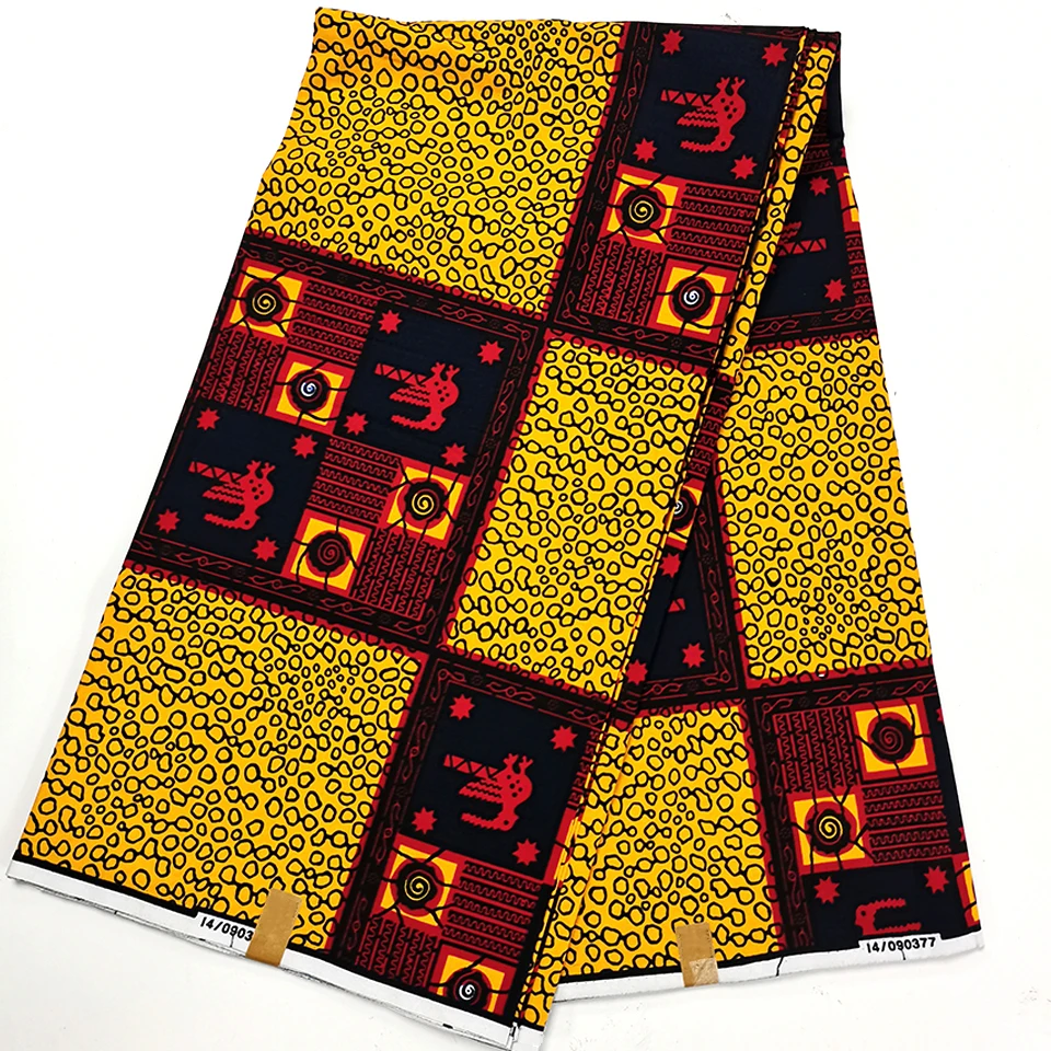 

6 Yards Mitex Wax Print/ African Fabrics Kitenge/Pagnes/Tissues Africain/ Lapa/Chitenge HSH-70