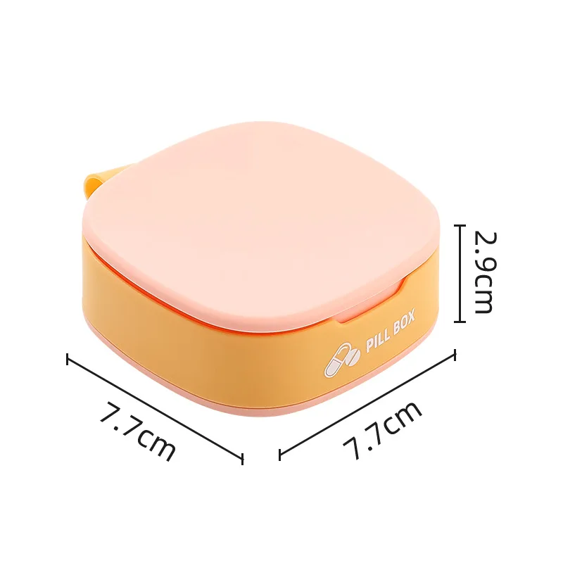 

Travel Small Medicine Box Portable Sealed Silica Gel Medicine Box Mini Split Plastic Silica Gel Medicine Storage Box