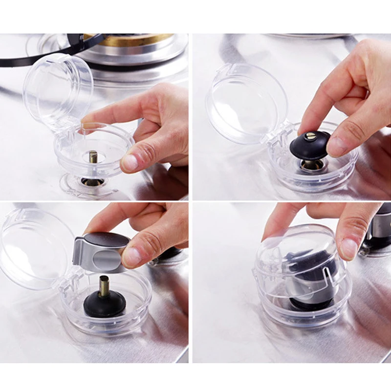 2 Pcs Gas Oven Stove Knob Cover Guard Shield Switch Protective for Kitchen Child SDF-SHIP | Дом и сад