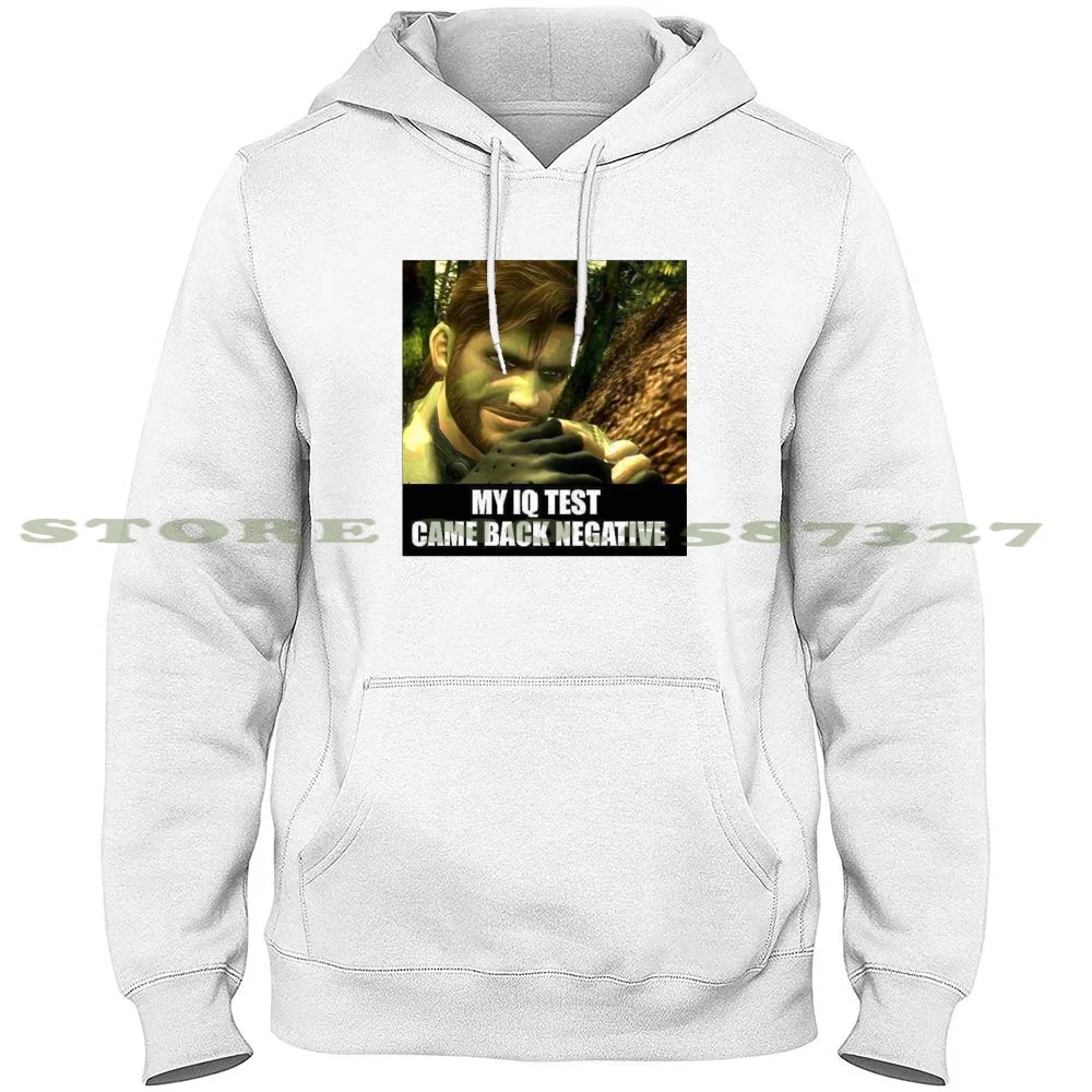 Мой тест Iq пришел отрицательные толстовки свитшот для мужчин женщин Mgs