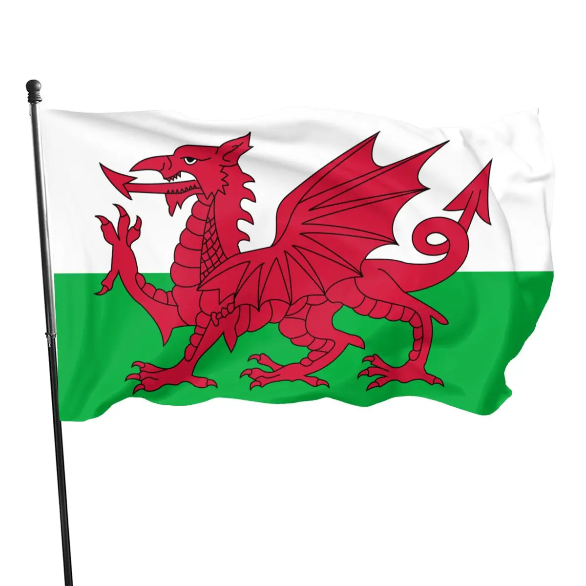 

90cmX150cm Red Dragon Wales Cymru flag Decorative flag