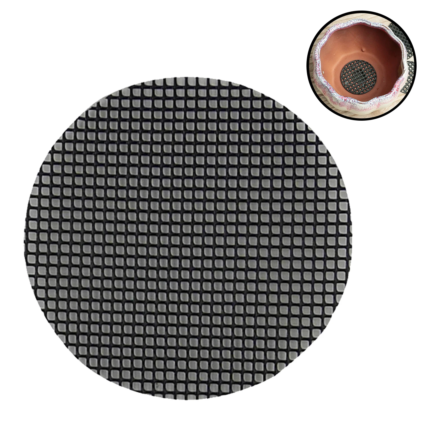 Сетчатая подкладка с отверстиями для цветочных горшков 10 шт.|Цветочные горшки и