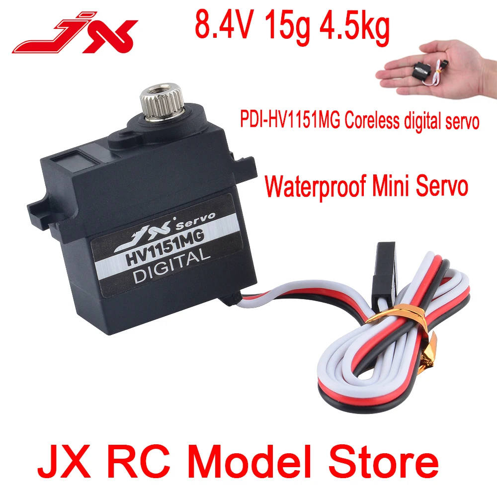 JX PDI-HV1151MG новейший мини Водонепроницаемый сервопривод 8,4 в 4,5 кг металлическая Шестерня цифровой сервопривод для радиоуправляемого автомобиля Traxxas TRX-4 Racing BRX01 Crawler JX PDI-HV1151MG новейший мини Водонепроницаемый сервопривод 8,4 в 4,5 кг металлическая Шестерня цифровой сервопривод для радиоуправляемого автомобиля Traxxas TRX-4 Racing BRX01 Crawler