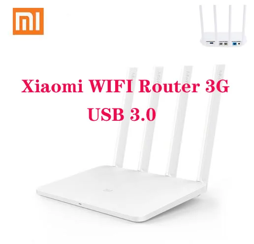 Xiaomi Mi WiFi беспроводной маршрутизатор 3G/4 867 Мбит/с WiFi повторитель 4 1167 Мбит/с 2,4 г/5 ГГц двойной диапазон 128 Мб флэш-память управление приложением - Цвет: router 3G usb 3.0