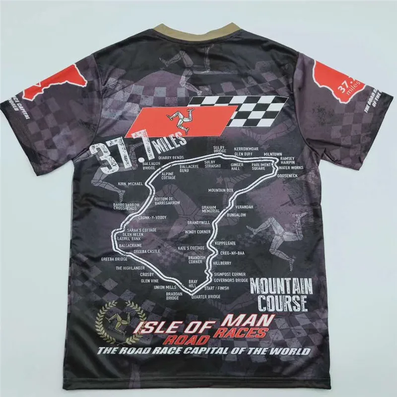 

Free Shipping Moto gp Superbike Isle of Man TT Racing T-shirts Locomotive Fans Short Tee Motorcy