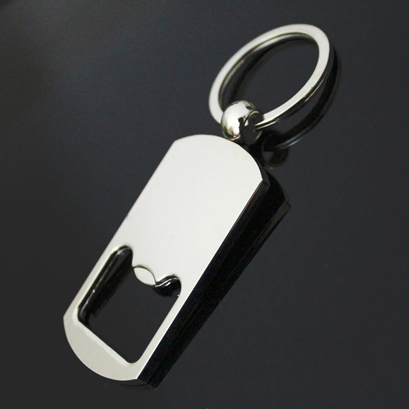 100x металлический брелок открывалка для бутылок Пользовательский логотип